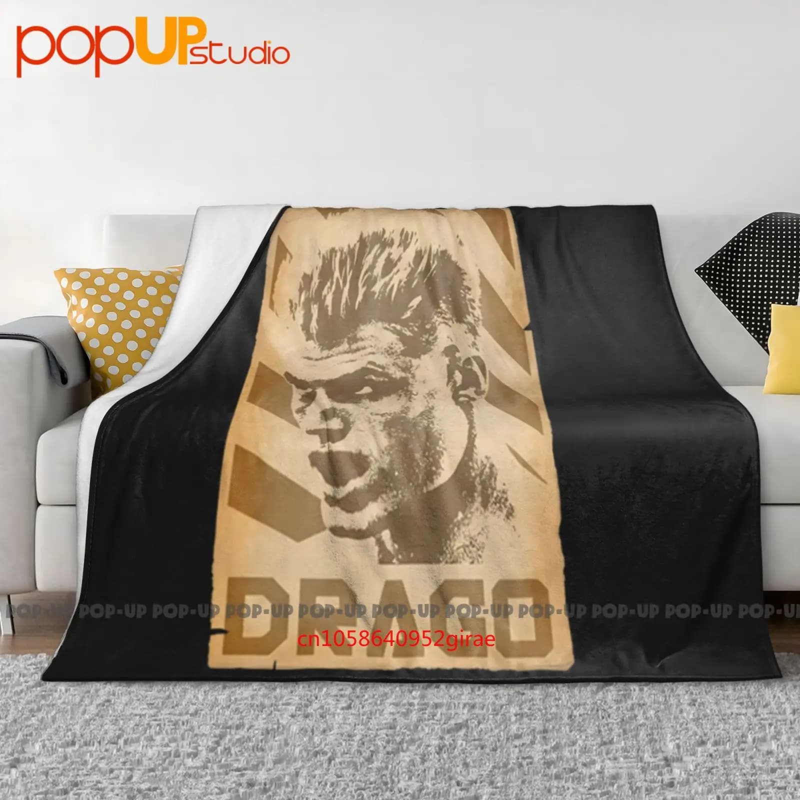 Ivan Drago Retro Propaganda Coperta ultra morbida Trapunta Copridivano invernale Copriletto