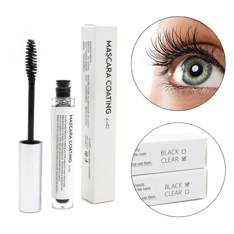10ml Sealing Eyelash Coating Transparent/Black Long Life Waterproof Mascara Keep Eyelash Extension Styling Tools For Beauty Makeup