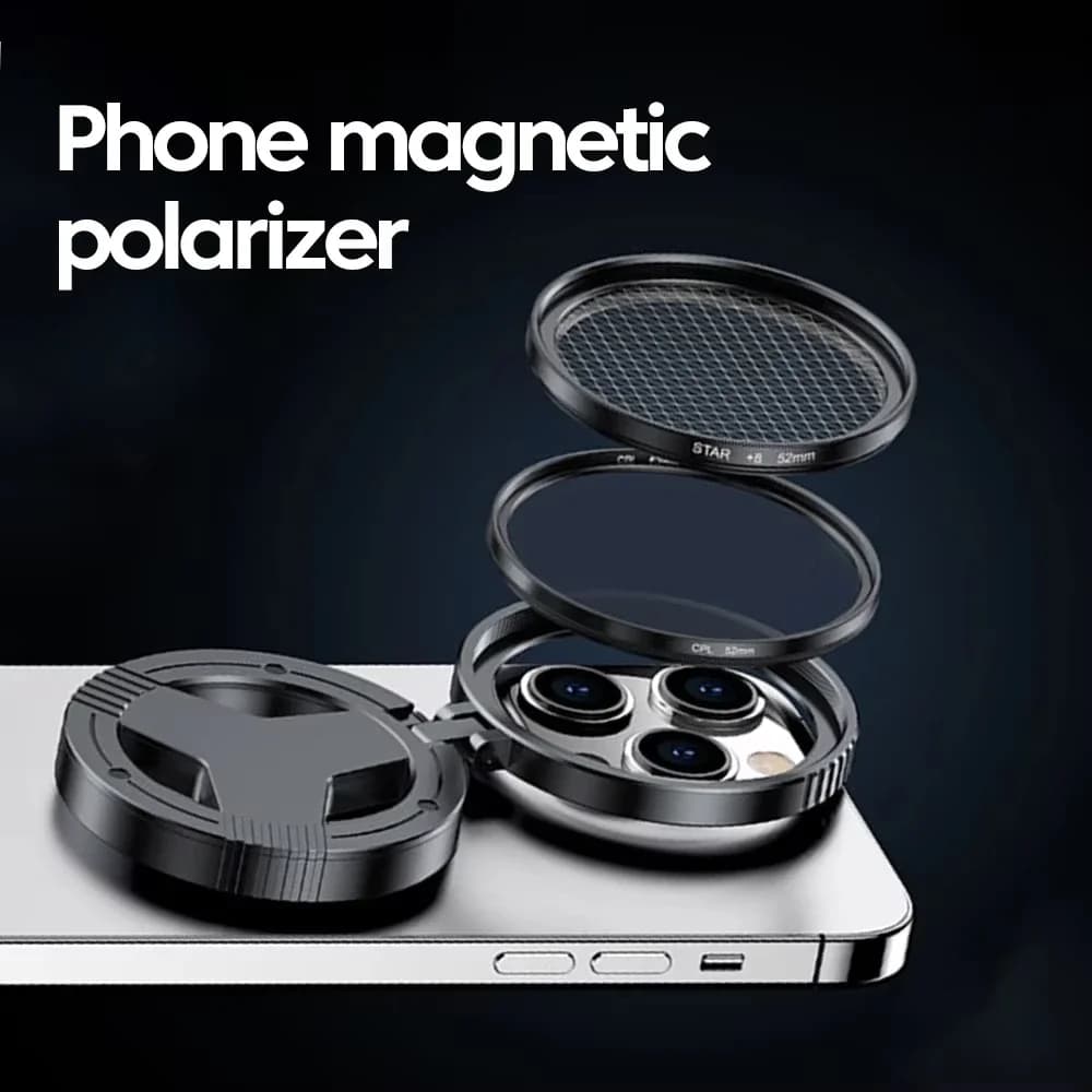 Supporto magnetico Universale 52MM Filtro CPL Obiettivo circolare per fotocamera del telefono Obiettivo filtro polarizzatore per telefono Magsafe
