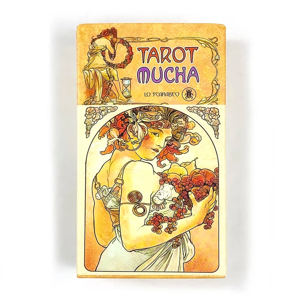 Tarocchi Mucha Cards A 78 Oracle English Visions Divination Edition Borad Giochi Giochi da tavolo per il tempo libero in famiglia