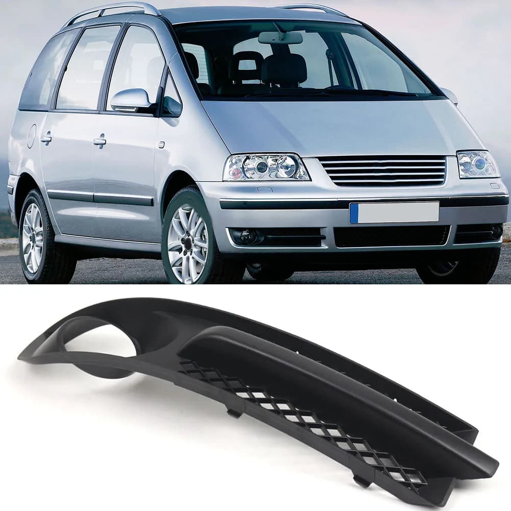 Auto paraurti anteriore destro fendinebbia telaio 7M3853684A 7M3853684C Per Sharan 2000-2010 paraurti anteriore fendinebbia grill copertura destra ABS