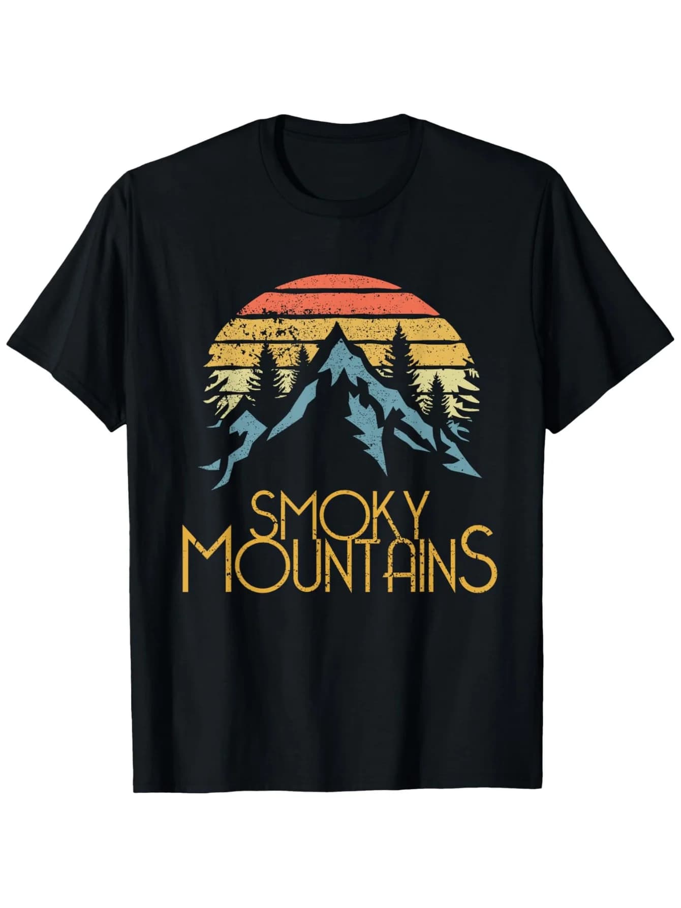 T-shirt GSMNP vintage Great Smoky Mountains - 100% cotone S-XXXL, maglietta Black Park