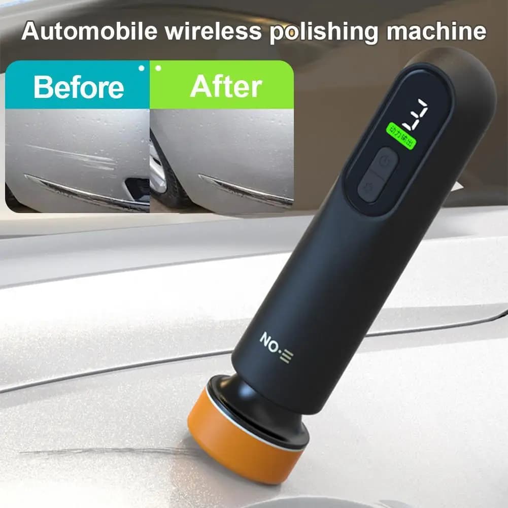 Wireless Car Polisher Paint Scratch Repair Machine Windshield Glass Oil Film Remover Cordless Waxing Tool