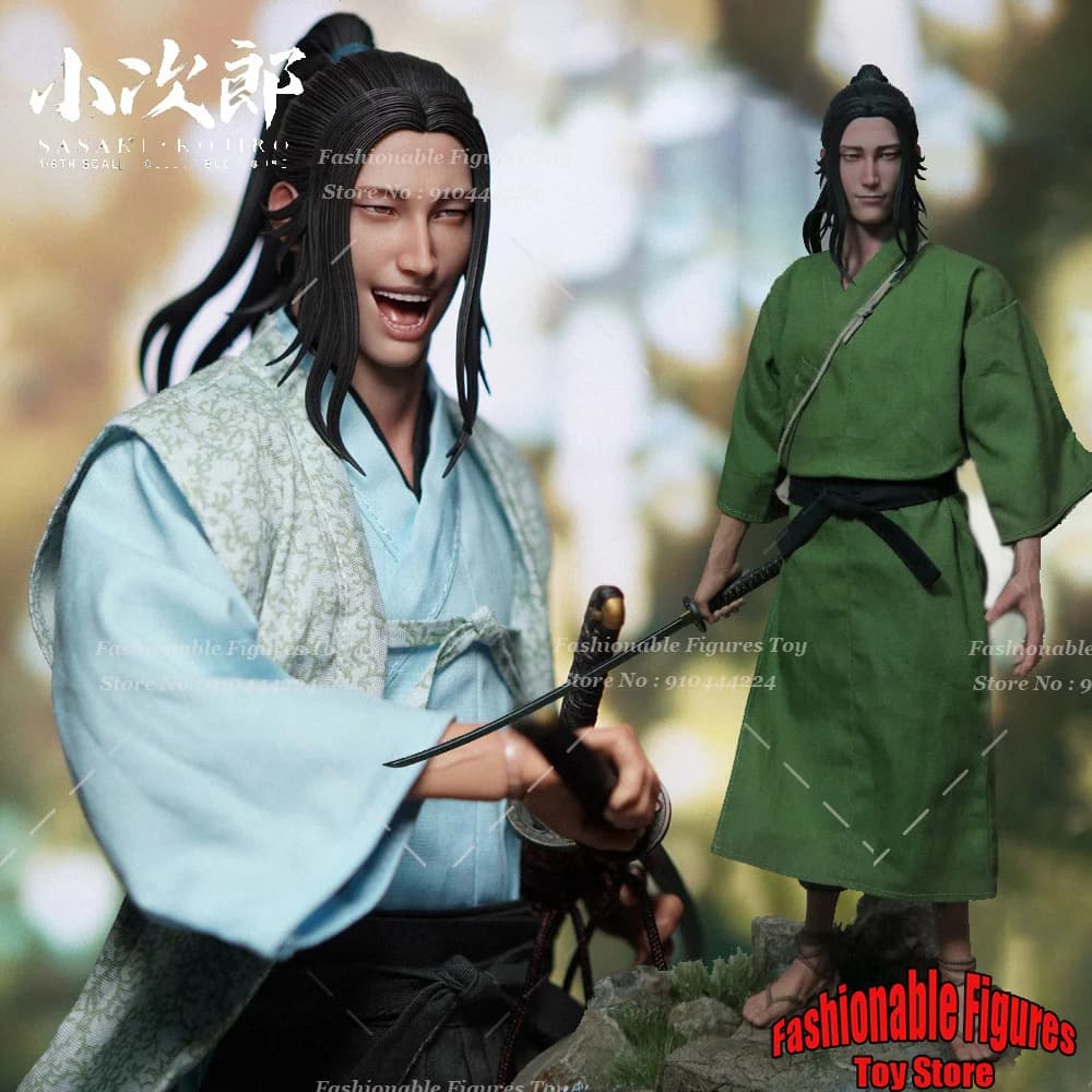 Undici X Kai Studio 1/6 Uomini Soldato Sasaki Kojiro Guerriero Samurai Giapponese Set Completo 2 Pollici Action Figure Modello Collezione di Giocattoli