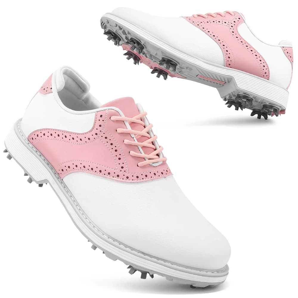 Le scarpe sportive da golf sono antiscivolo, traspiranti, casual da donna, comode, multifunzionali, resistenti all'usura e impermeabili