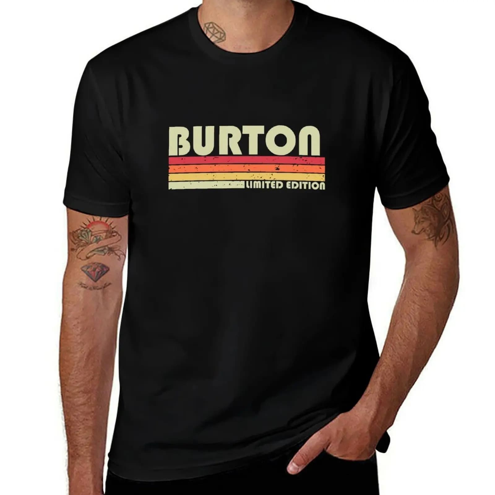 BURTON Gift Name Personalized Funny Retro Vintage Birthday Hoodie T-Shirt t shirts with prints mens graphic t shirts T-Shirt