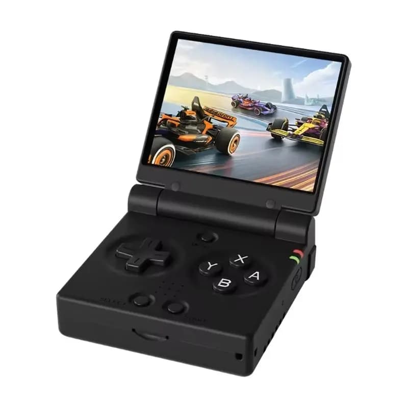 FEDI-MINI FLIP Handheld Game Players 2.8'' IPS Screen Linux System Video Game Consoles Case Gamer Dual Analog Stick