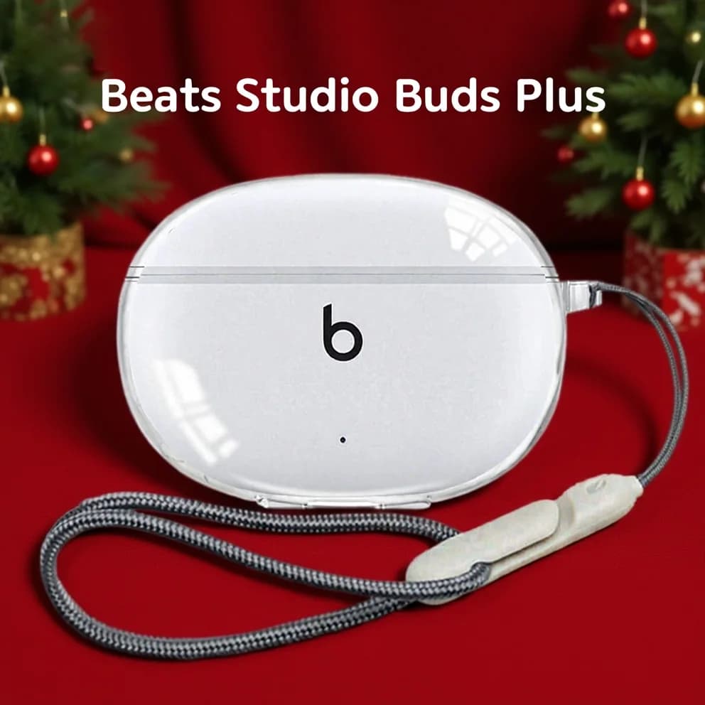 Christmas New 2026 Transparent Cover For New Beats Studio Buds Plus Funda Clear Earphone Case Wireless Earbuds Case Shockproof