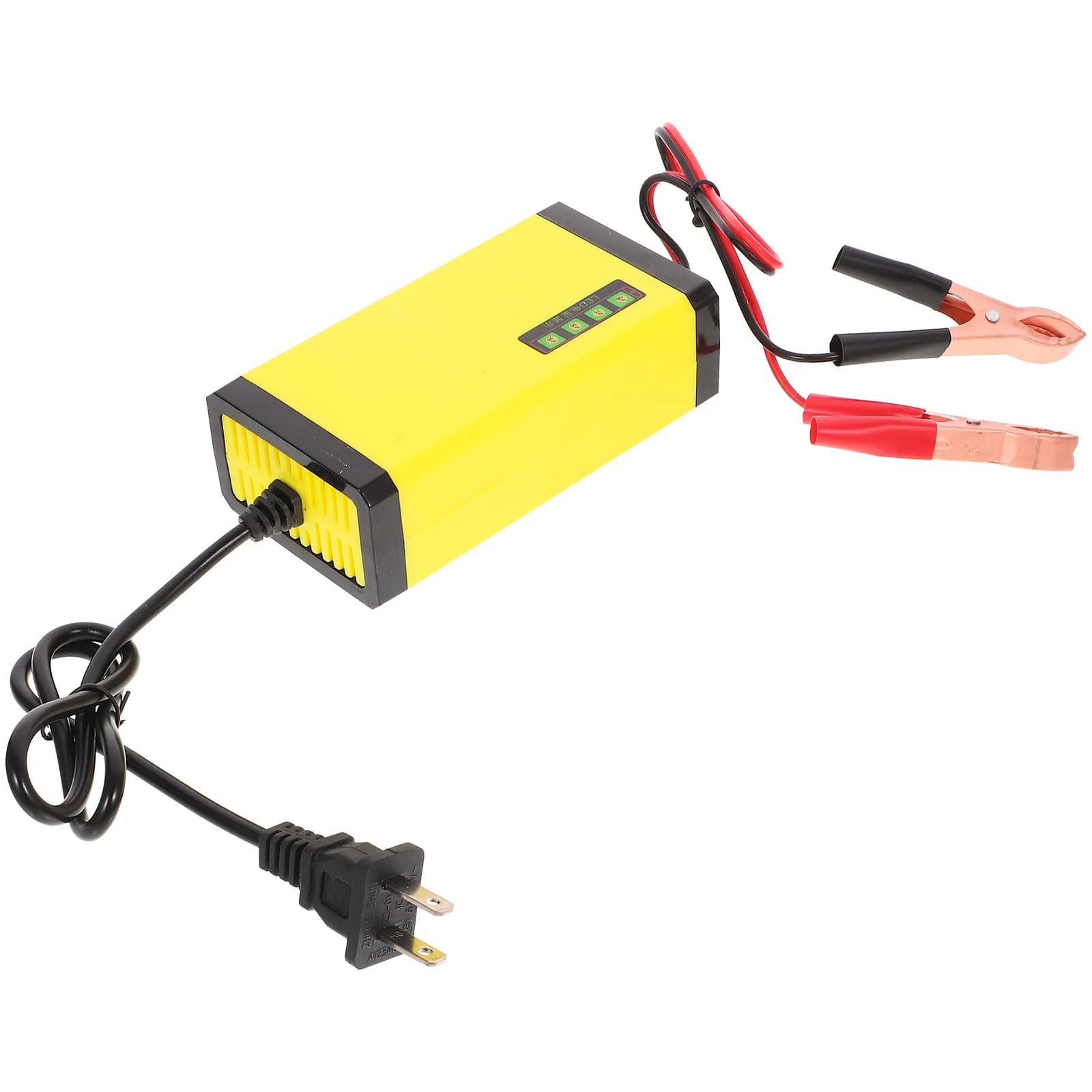 12V 2A Motorcycle Battery Charger Smart Auto Maintenance Portable Charger for Car Lawnmower Automotive 12 Volt Battery Us Plug