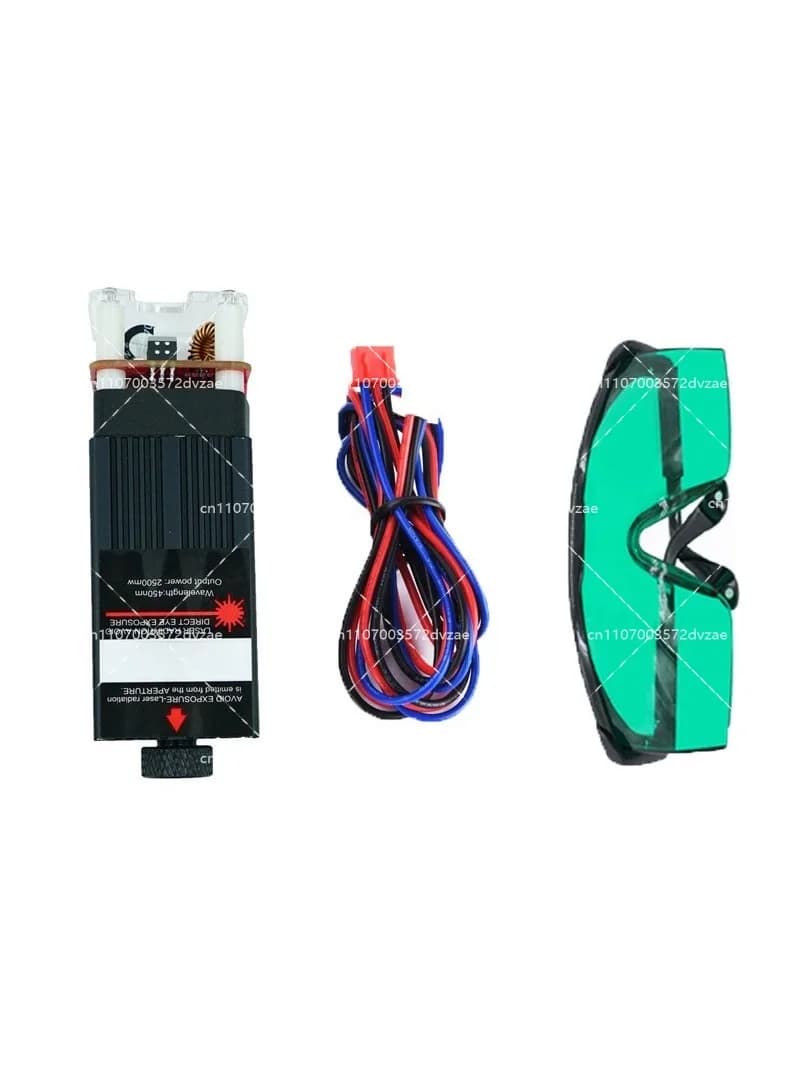 Testa di Incisione Laser 405nm 5.5W Modulo Laser Blu-Viola per Macchina CNC