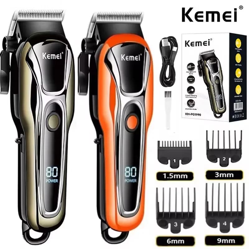 Kemei Haircuts Electric Haircut for Men Professional Electric Razor Men's Haircuts Wireless Barber Haircuts