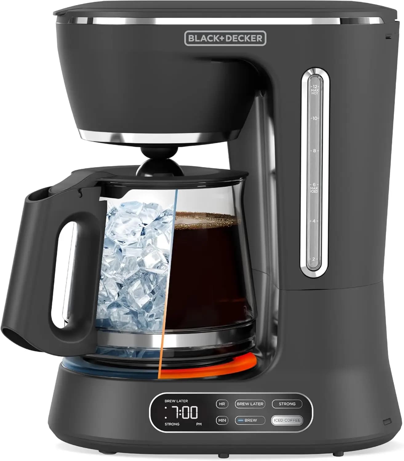 Caffettiera digitale con birra ghiacciata o a caldo, timer programmabile, funzione touch rapido e mantiene caldo