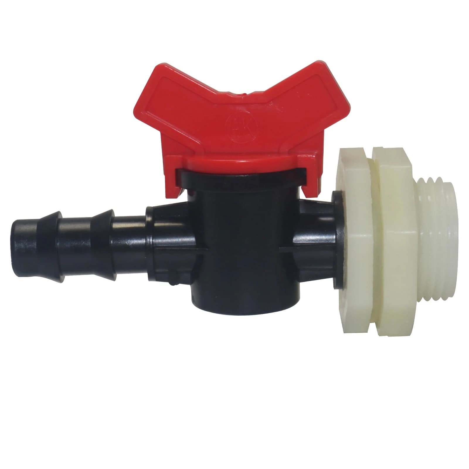 1 Set Tubo Spinato Mini Valvola Rubinetto Da Giardino Connettori Barb Con Filettatura da 1/2 3/4 Pollici Sistema di Irrigazione a Goccia Raccordo attrezzi da giardinaggio