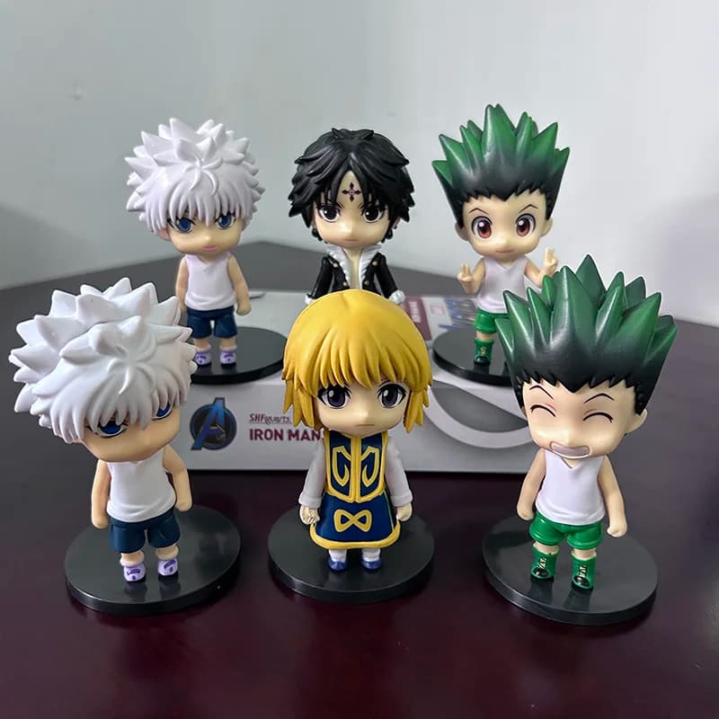 Hunter x Hunter Action Figure Giocattoli PVC Cartoon Jay Flix Hisoka Kurapika Modello di animazione Bambola Giocattoli Regalo per bambini Casuale 1Pc