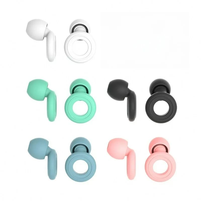 Earrings with Noise Cancellation for Sleeping, Children's Hearing Protection, Waterproof for Swimming, Silicone, Model 2026