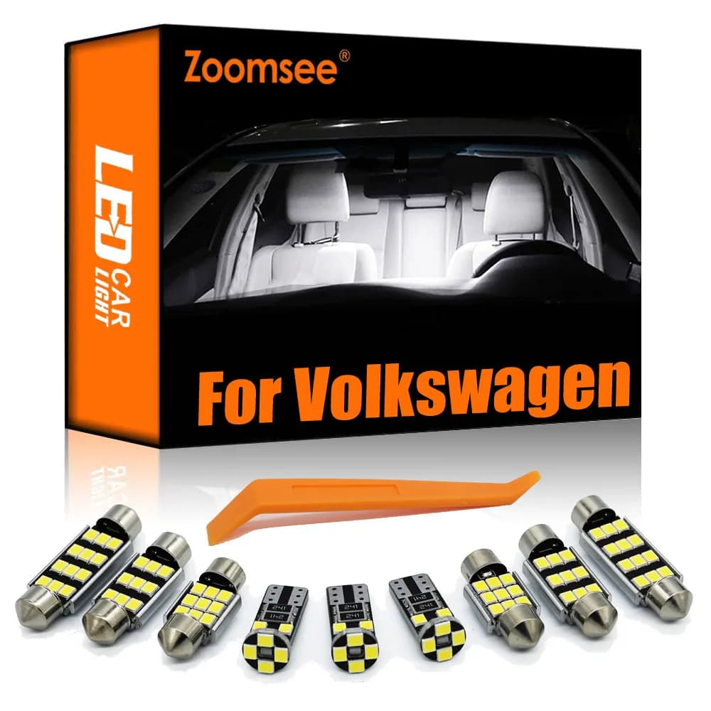 Zoomsee Canbus per VW Volkswagen Golf Jetta 3 4 5 6 7 MK4 MK5 MK6 MK7 Passat B5 B6 B7 B8 CC Polo 6R 6C 9N Kit luce LED interna