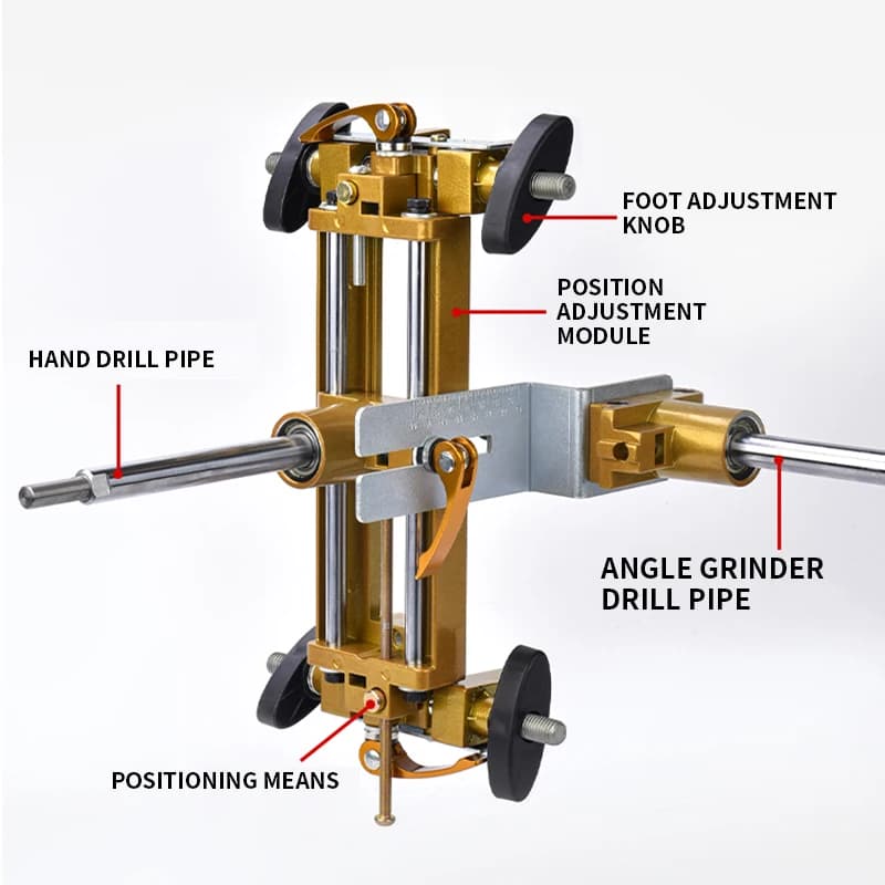 Frame Cover Wooden Lock Hole Opener Slotting Machine Woodworking Interior Door Lock Artifact Full Set Open Tool