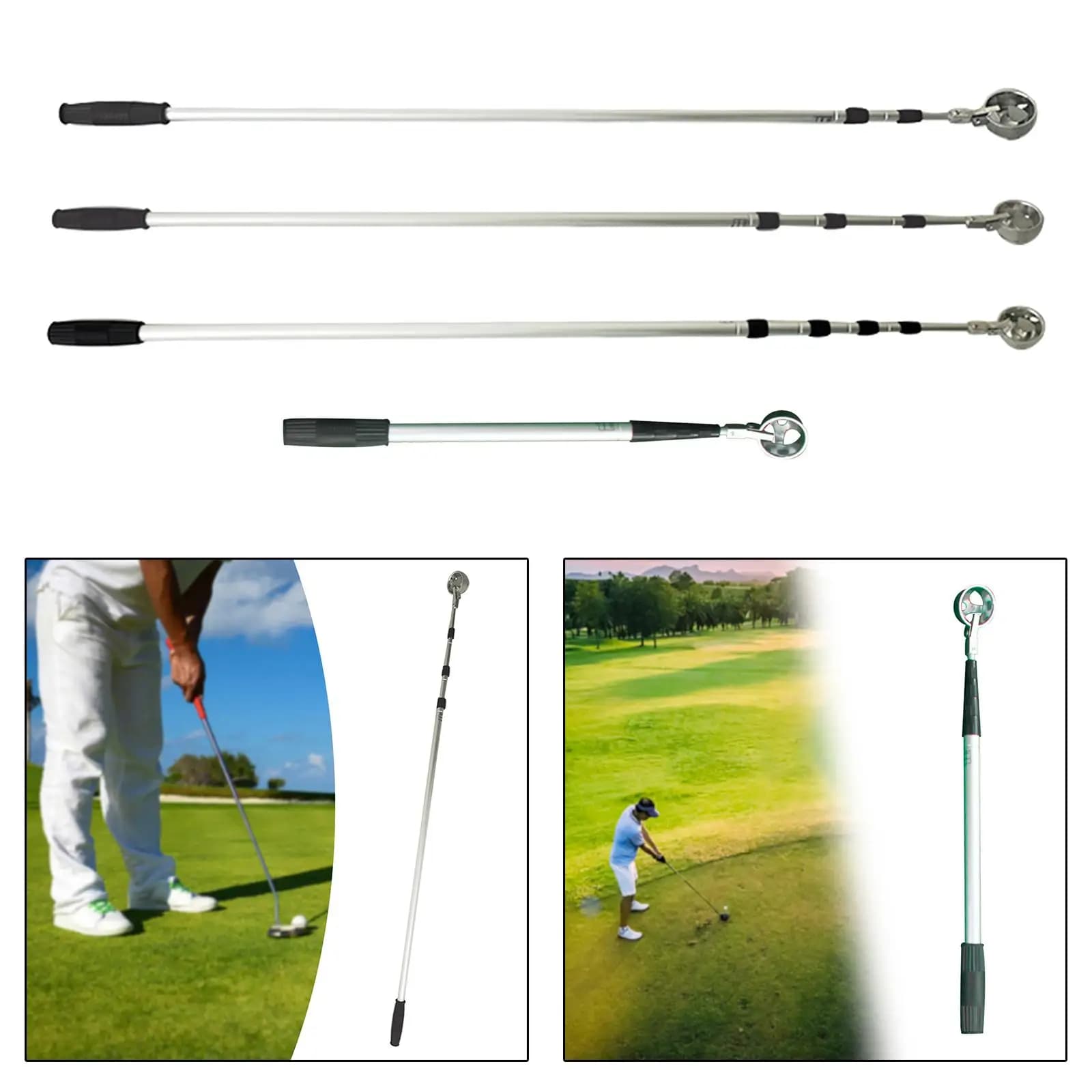 Recupero della pallina da golf, strumento per la raccolta delle palline da golf, retrattile portatile retrattile