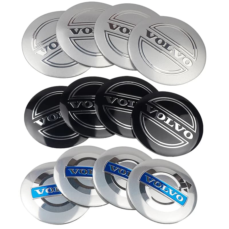 4 pz 56/60mm Per Volvo RDESIGN XC60 XC90 V60 V40 XC40 V50 S60 V70 C70 XC40 Centro Ruota Auto Coprimozzo Pneumatico Cerchioni Coperture Accessori