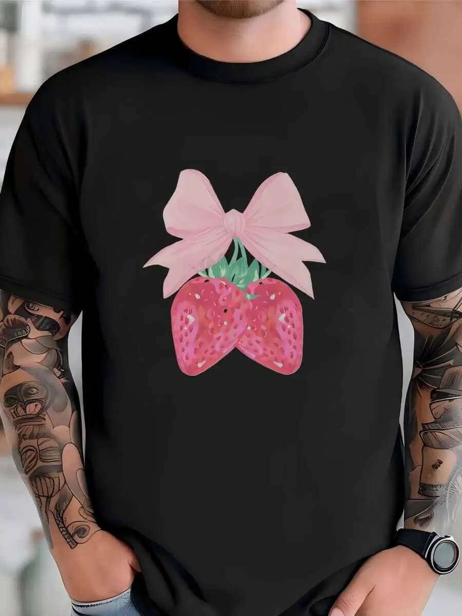 Mens Sweatshirt, Downtown Girl, Dorm Room Essentials, Y2k Baby Tee, Strawberry Shirt, Soft Girl Era, Coquette Svg, Fruit T-Shirt Women's and Men's Unique Prints, Comfortable, Soft, Holiday Gift, Personalized