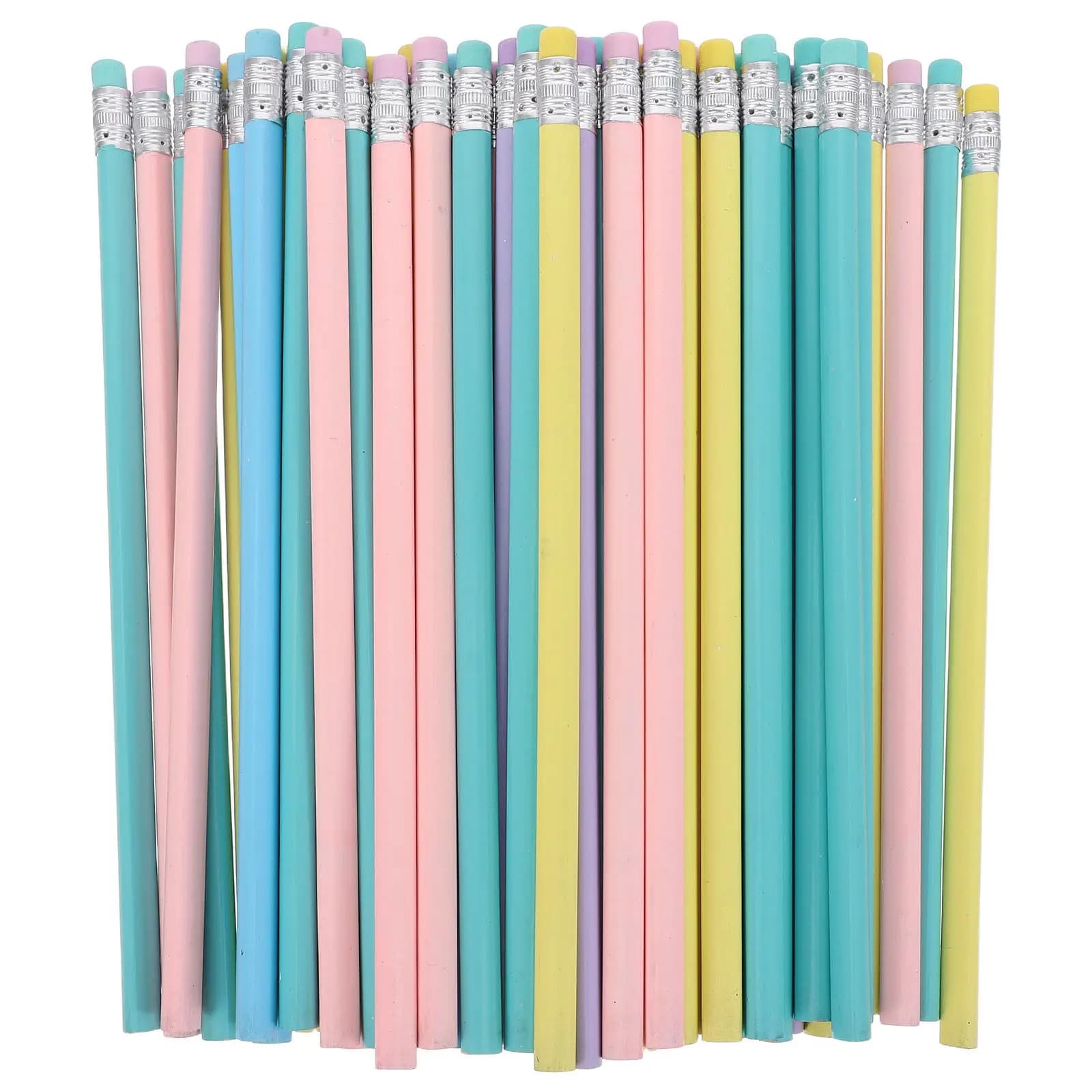 90pcs HB Pencils With Eraser Tip Unsharpened Wooden Writing Pencils Exam Sketching Art School Supplies Homeschool Stationery