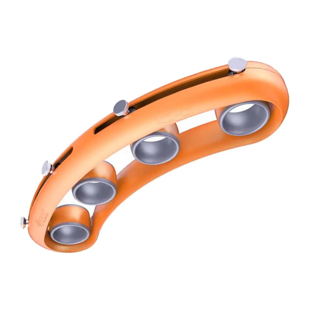 1 Pezzo Allargatore per Dita in Plastica, Strumento Musicale per Espansione delle Dita, Arancione, per Chitarra, Ukulele, Basso, Pianoforte