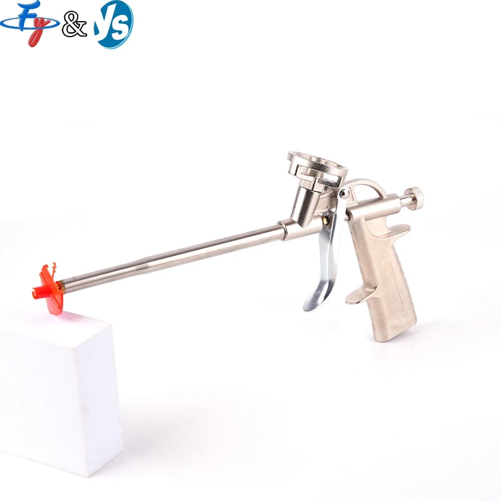 Ugello a ventaglio piatto in schiuma di poliuretano Pistola a spruzzo Colla spray schiumogena Isolamento termico Agente schiumogeno Pistola a spruzzo e ugelli in schiuma