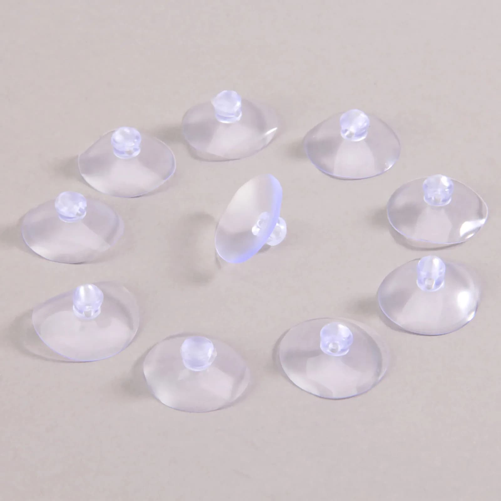 10 pz 25mm ventose ventosa testa di fungo trasparente forte ventose a vuoto gancio gancio per finestra cucina bagno bambola giocattolo frigorifero