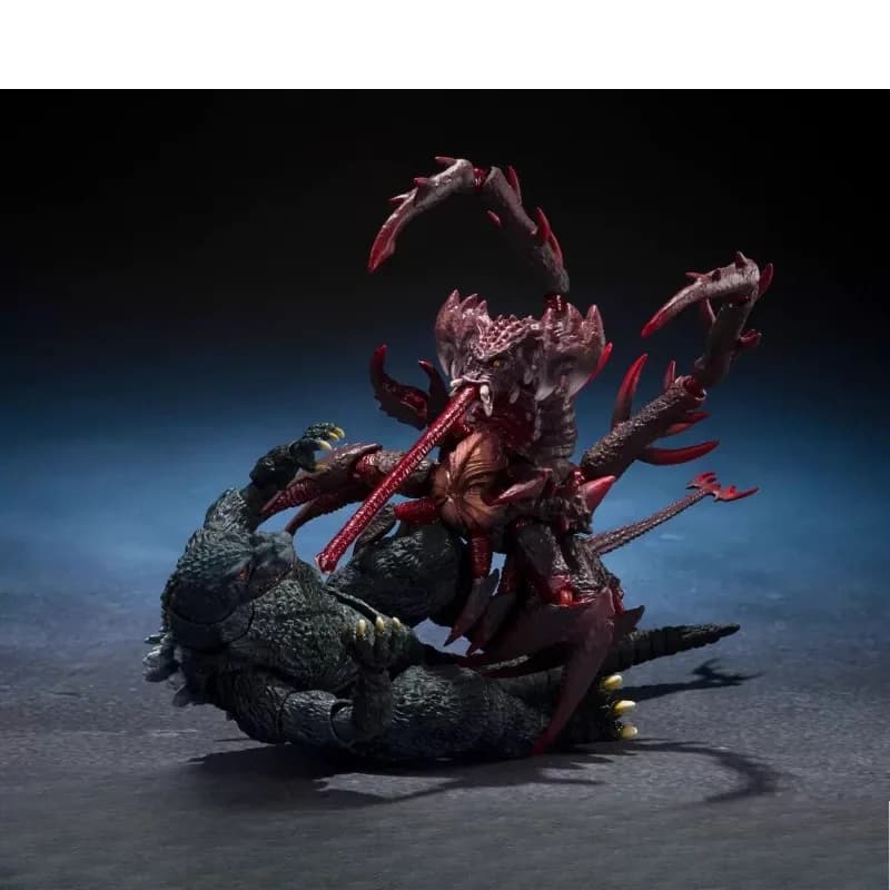 Pre-ordine Bandai SHM Godzilla Destoroyah Evolution Set Anime Action Figure Modello Bambola Giocattolo Hobby Collezionabile