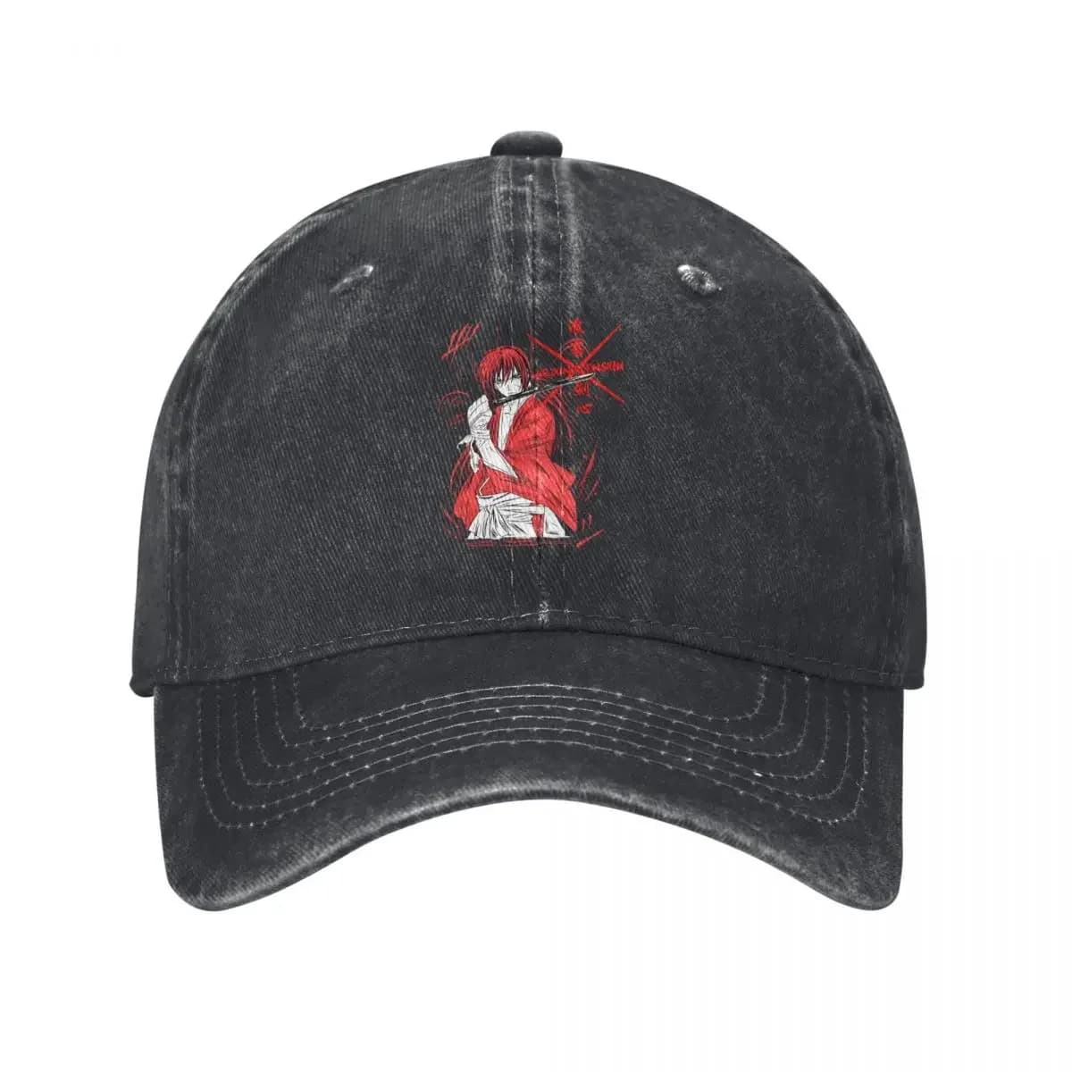 Rurouni Kenshin Samurai Anime demin Trucker Hat Lightweight Hats Woman Cap Man Summer