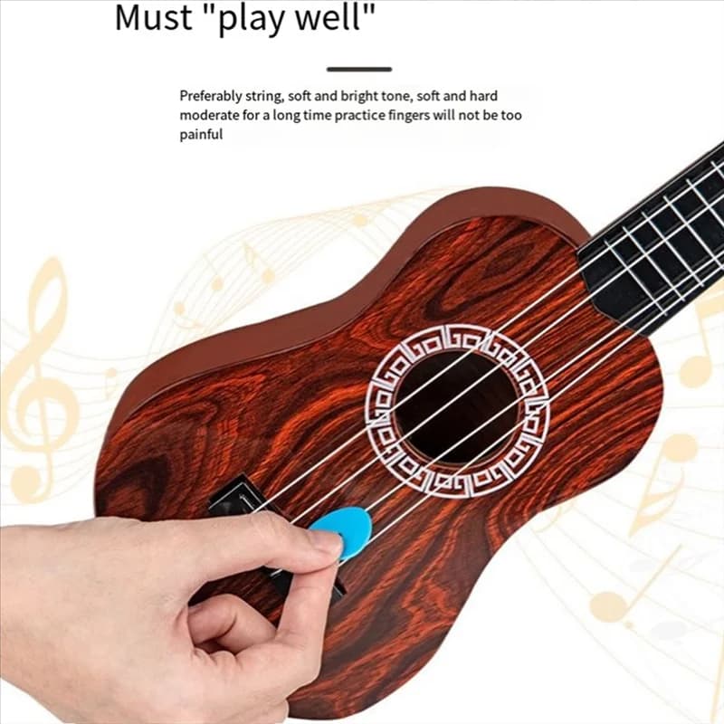 XFDZ-Chitarra per bambini Ukulele Strumento per principianti Chitarra per bambini Mini formato Ukulele classico