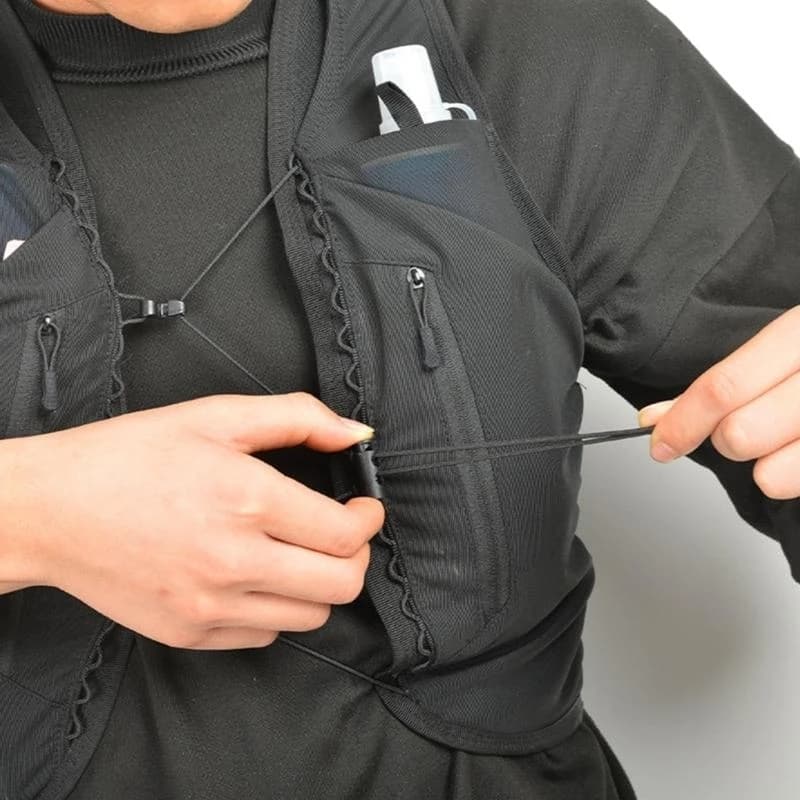 R6FE Running Vest with Soft Water Bottles Sport Bag Hydrations Vest Pack Drinks Bag for Cycling