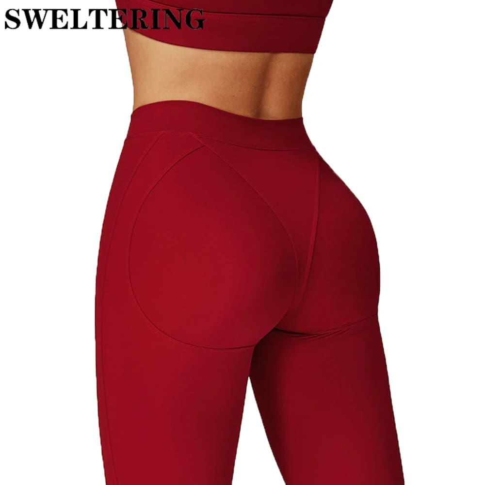 Leggings da Yoga, Pantaloni da Palestra e Fitness per Donne, Leggings Sportivi a Vita Alta, Pantaloni da Allenamento, Tights da Corsa e Ciclismo, Abbigliamento Sportivo