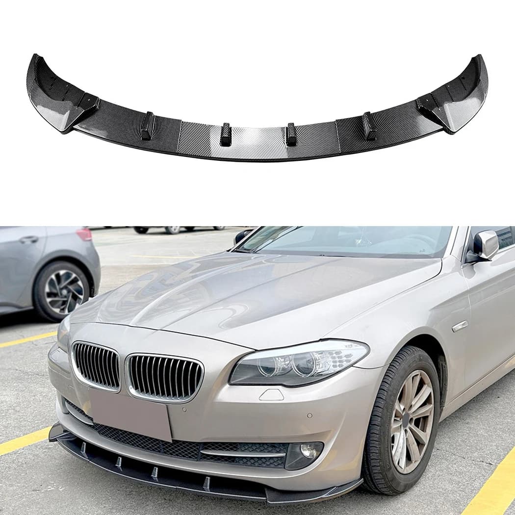 Front Bumper Lip Spoiler Splitter Diffuser Body Kit ABS Tuning For BMW 5 Series F10 Standard Edition 2011 2012 2013 2014