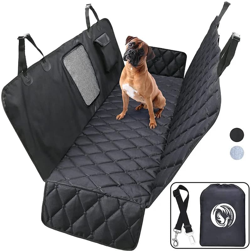 STLFProdigen Coprisedile per auto per cani Impermeabile Pet Travel Dog Carrier Amaca Protezione per sedile posteriore per auto Tappetino di sicurezza per fare