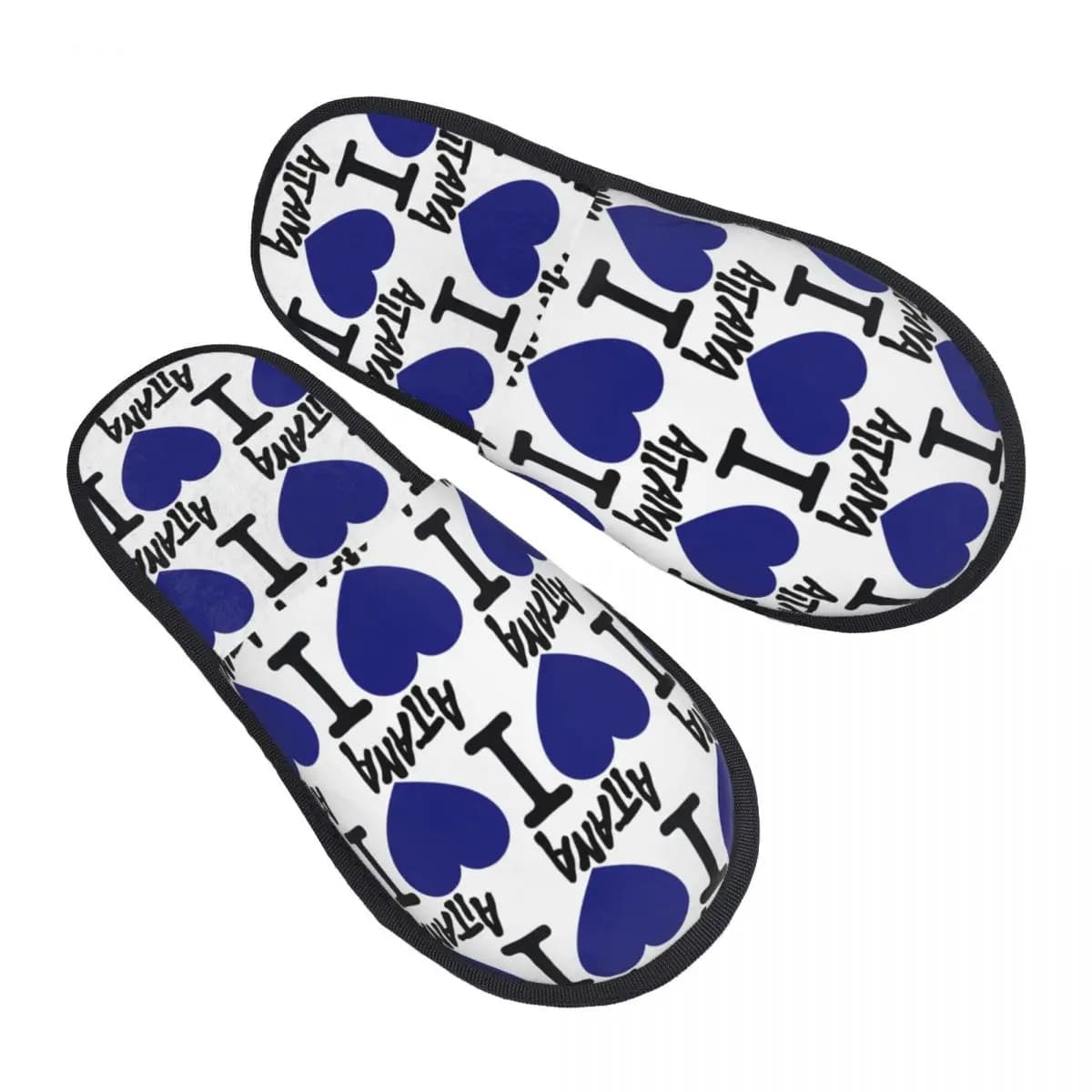 I Love Aitanaed Home Pantofole in cotone Camera da letto Aitana Accoglienti scivoli in memory foam antiscivolo