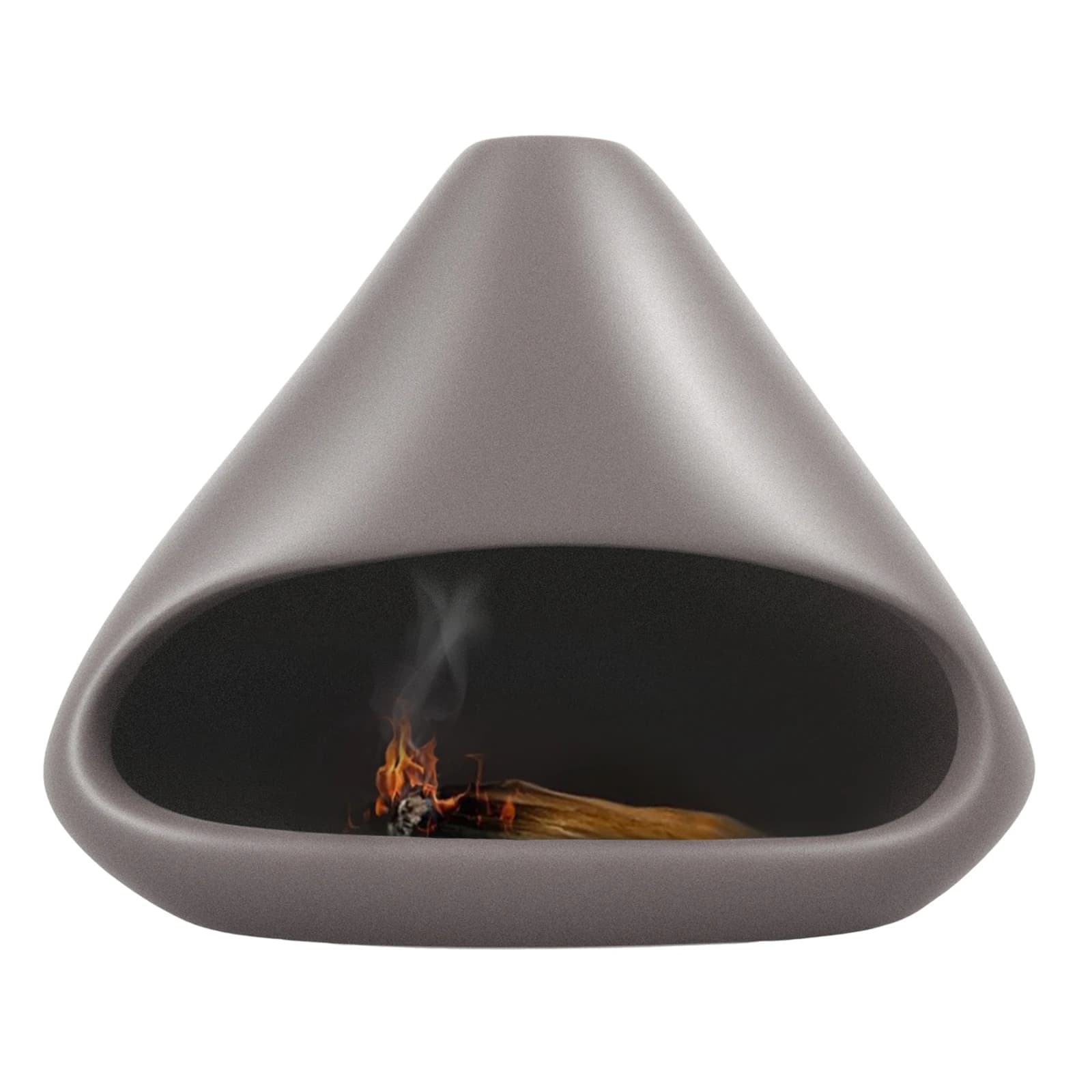 Ceramic incense burner Palo Santo Holder Handmade Smudge Bowl with Chimney Sage Holder for Cone Incense Sage Bundles Sticks