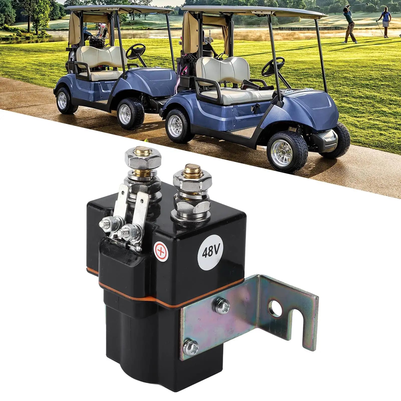 Solenoide relè di avviamento 48V per bobina solenoide a 4 terminali Club Car | Carrelli da golf precedenti da 95 in poi e 04 in poi - 101908701 e 5722