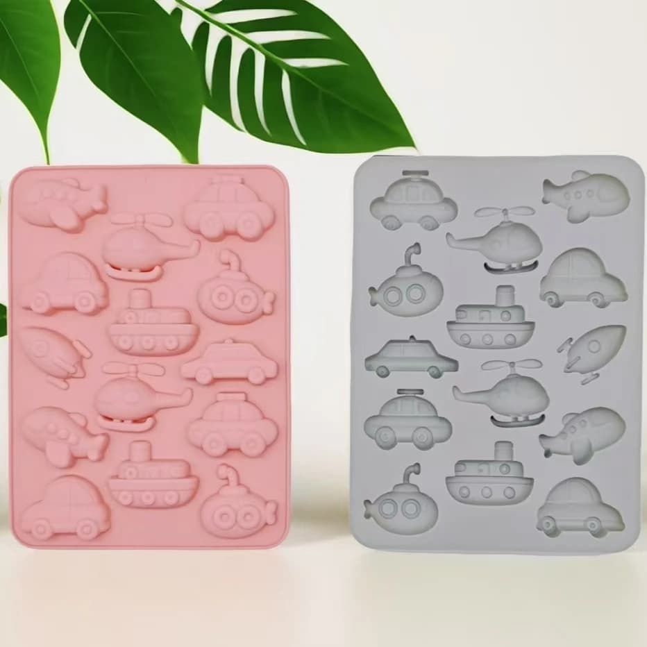 3D Aerei e Auto Il Silicone Fondente Cioccolato Caramelle Stampo Biscotto Torta Candela Sapone Mestiere Stampo Da Forno Decor Pasticceria Strumenti FAI DA TE