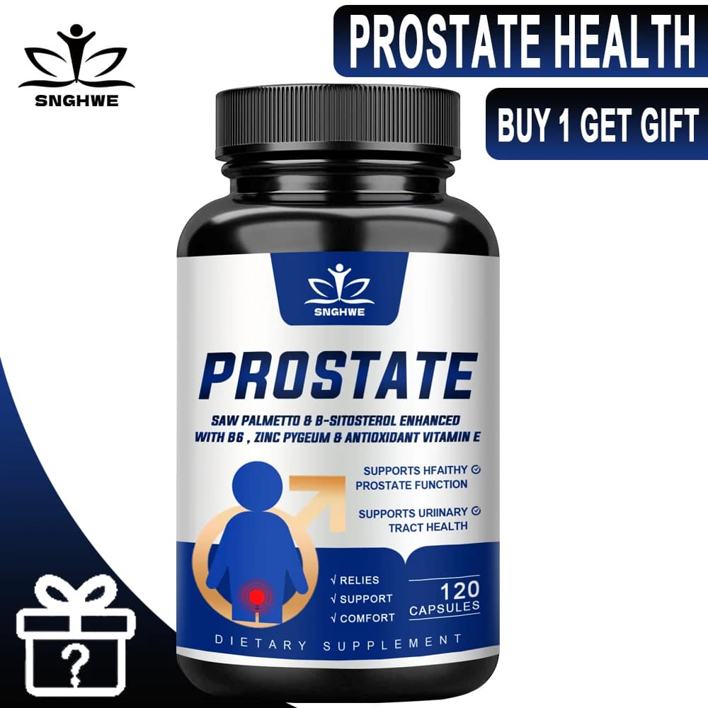 Advanced with Saw Palmetto 19 in 1 - Prostate , Bladder & Urinary Health with Beta-sitosterol, Reishi, Vitamin D Supplement