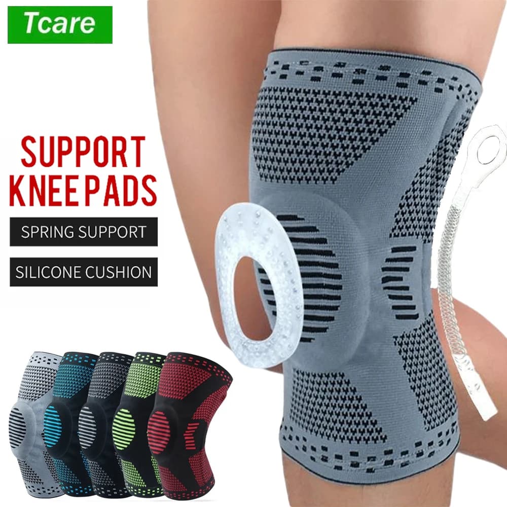 Tcare Supporto per ginocchiera a compressione professionale da 1 pezzo per sollievo dall'artrite, dolori articolari, ACL, MCL, lacrima del menisco post chirurgia