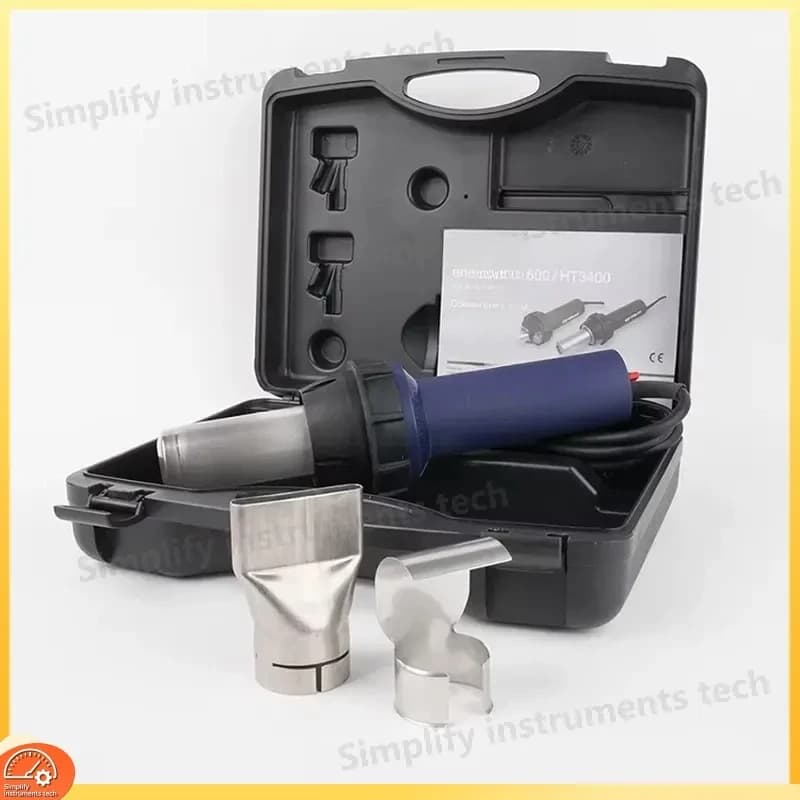 3400W Industrial Hot Air Gun Plastic Welder Heat Shrink Tool for PVC Piping Repair Welding High Power Hot Air Blower