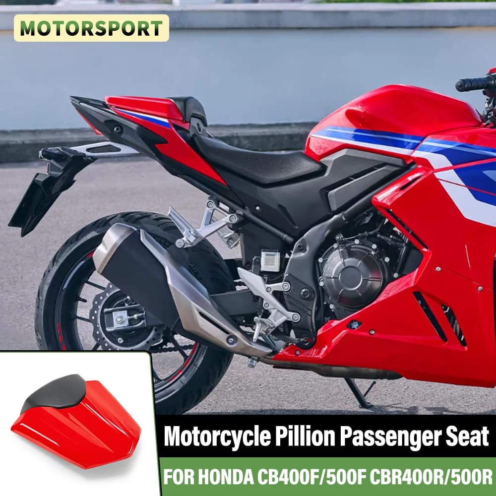 For Honda CBR500R CBR400R CB400F CB500F 2016-2025 Motorcycle Accessories Rear Seat Cowl Pillion Passenger Seat Tail Cowl Cover