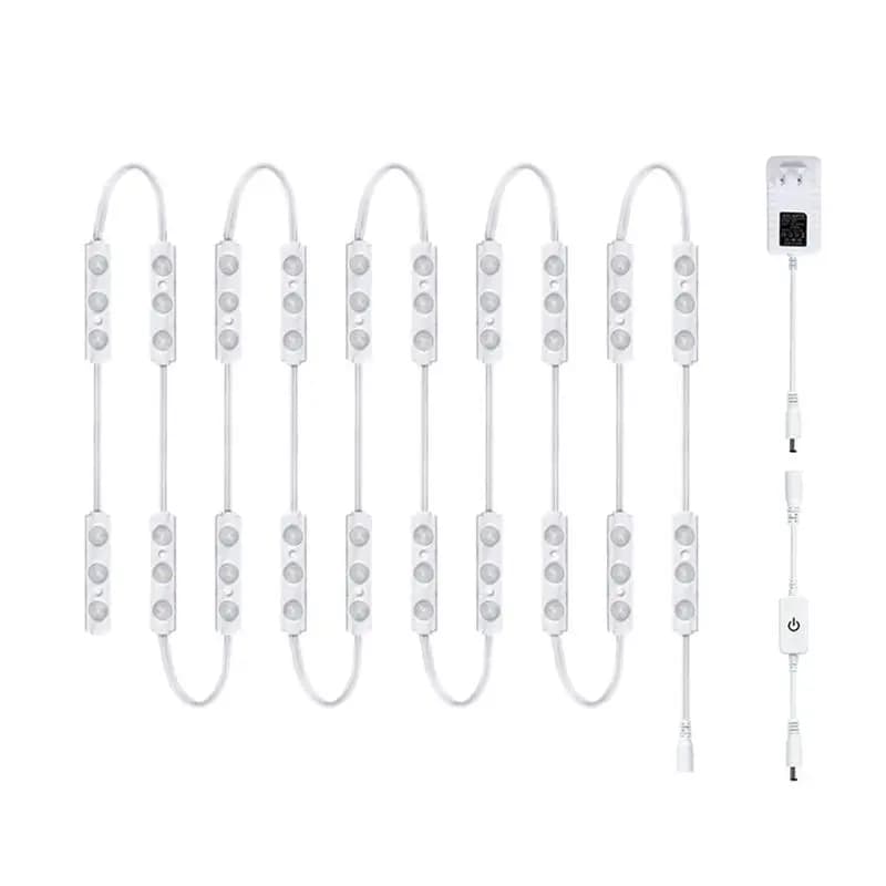 Luci LED per Specchio da Bagno ABXF, Dimmerabili con Controllo Touch, Illuminazione per Specchi a Figura Intera e da Bagno