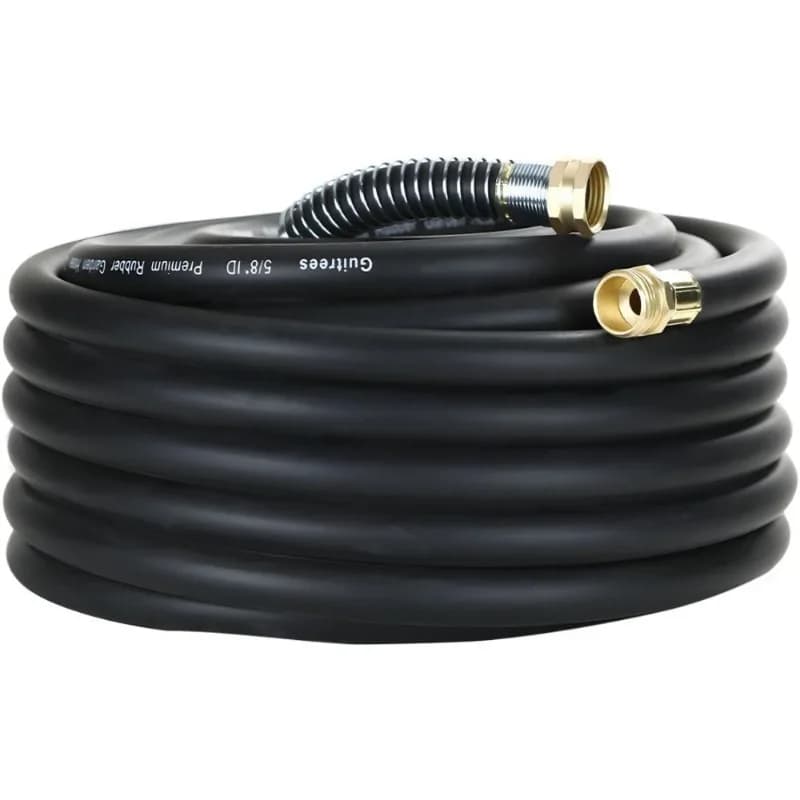 Tubo da giardino in gomma resistente da 5/8 pollici 50FT 200psi Pressione di lavoro Uso acqua calda fredda