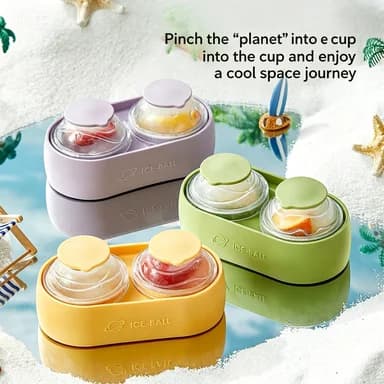 Stampo in silicone per ghiaccio a forma di palla di neve, grande, per whisky, facile da sformare, per uso domestico