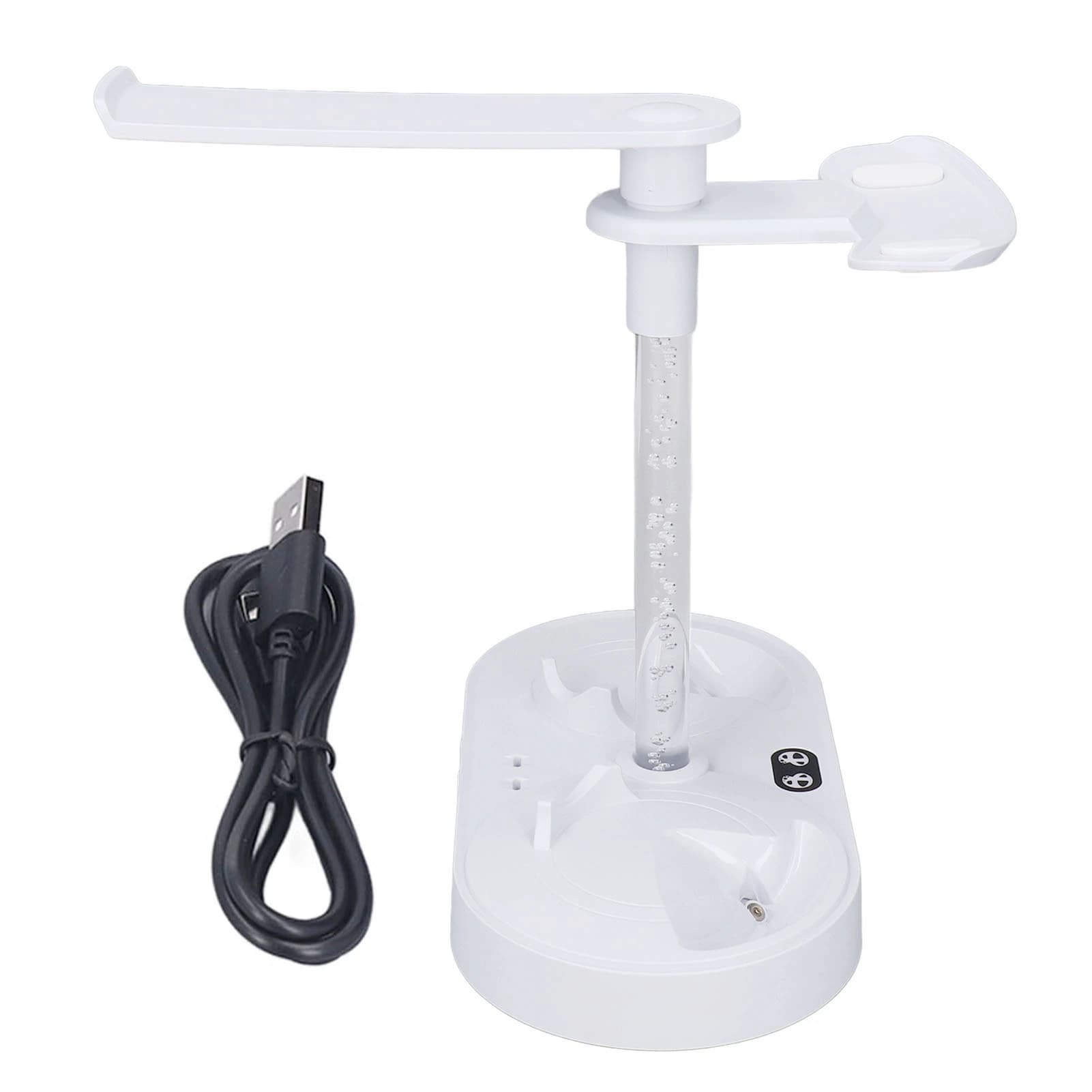 Base di Ricarica Magnetica con Luce LED, Stazione di Ricarica Rapida con Porta USB per Console di Gioco PS5