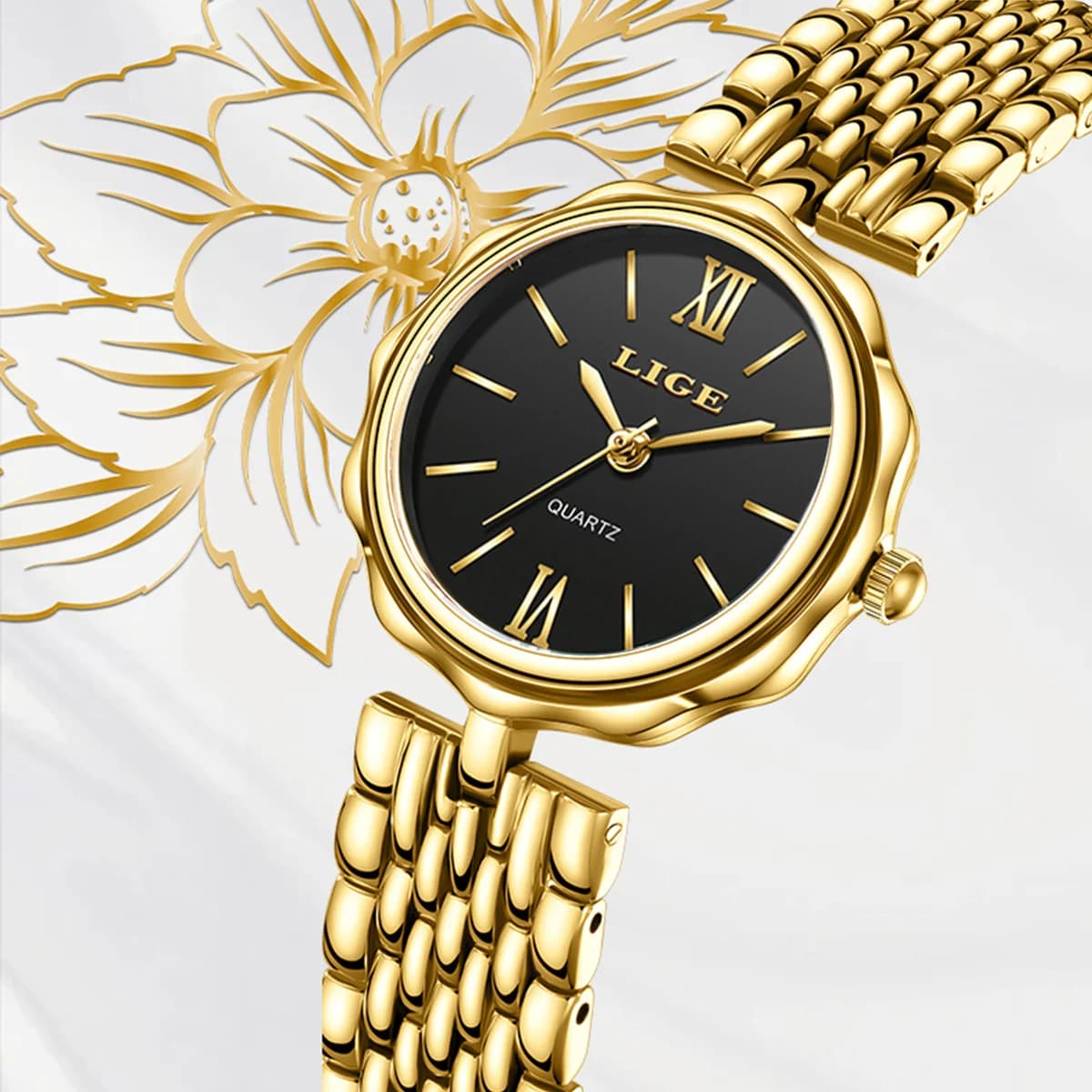 Orologio da Donna LIGE 2026, Elegante e Sportivo, Movimento al Quarzo, Design Semplice e Lussuoso, Orologio Casual da Polso + SCATOLA