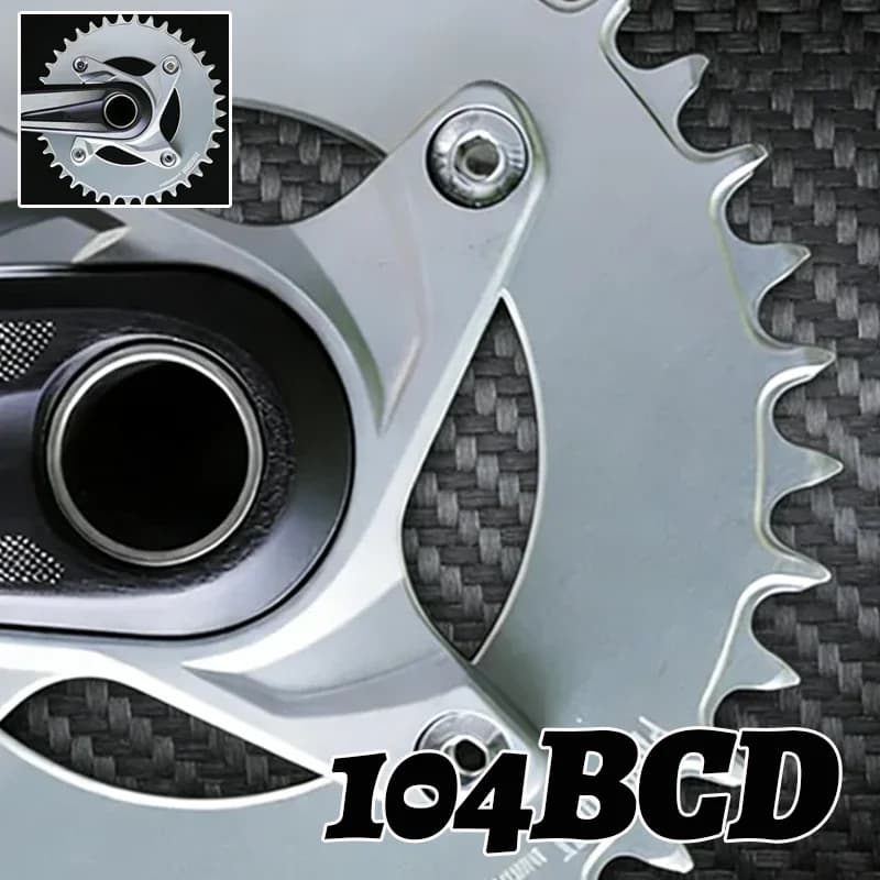 Corona BCD 104 per Shimano SLX M780 M610 M670 Aero Bike Tray MTB Narrow Wide 11v 12v (32t, 34t, 36t, 38t, 40t)