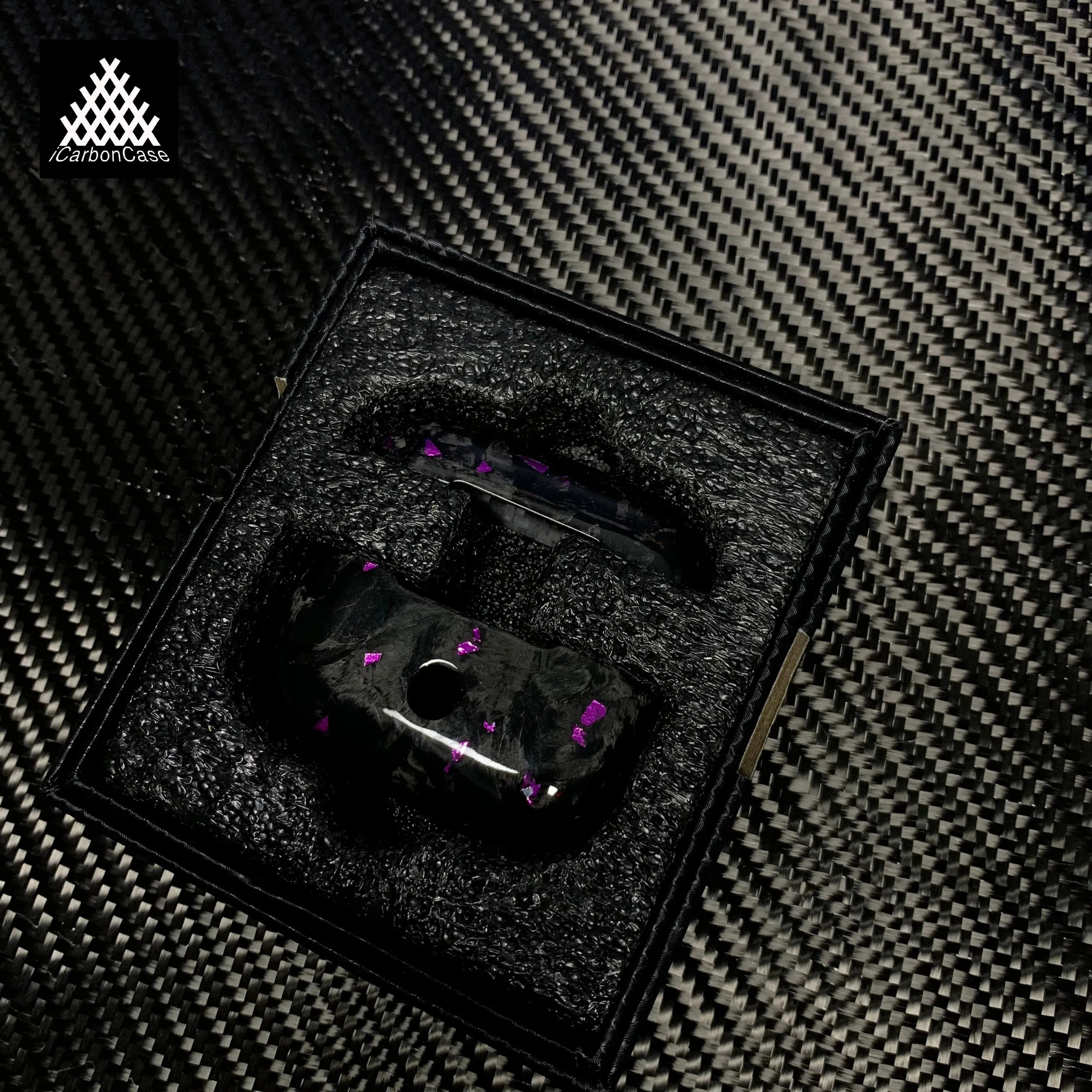 Per Apple AirPods Pro 3 2 1 Generazione/AirPods 4 Custodia in vera fibra di carbonio forgiata Custodia protettiva super leggera per cuffie wireless